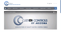 Desktop Screenshot of customcontrolsaz.com